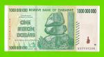 Зимбабве - 1000000000 / 1 миллиард долларов - 2008 (AA)