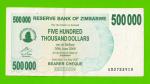 Зимбабве - 500000 долларов - 2007 (AD)
