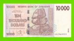 Зимбабве - 10000 долларов - 2008 (AA)