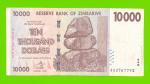 Зимбабве - 10000 долларов - 2008 (AA)