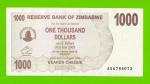 Зимбабве - 1000 долларов - 2006 (AG)