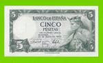 Испания - 5 песет - 1954 - UNC-!!!