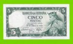 Испания - 5 песет - 1954 - aUNC!!!