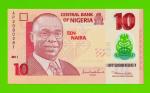 Нигерия - 10 найра - 2011 (AP) - Полимер - UNC!!!