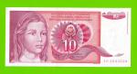 Югославия - 10 динаров - 1990 (AD) - UNC!!!