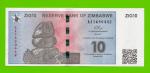 Зимбабве - 10 зиг - 2024 (AA) - UNC!!!