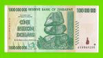 Зимбабве - 1000000000 / 1 миллиард долларов - 2008 (AA)