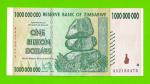 Зимбабве - 1000000000 / 1 миллиард долларов - 2008 (AA)