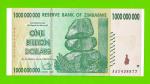 Зимбабве - 1000000000 / 1 миллиард долларов - 2008 (AA)