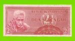 Индонезия - 2 1/2 рупии (2,5 рупии) - 1956 - пятна - aUNC!!!