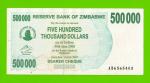 Зимбабве - 500000 долларов - 2007 (AB)
