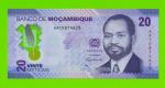 Мозамбик - 20 метикалов - 2024 (AA) - Полимер - UNC!!!