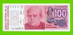 Аргентина - 100 аустралей - 1985 (D) - UNC-!!!