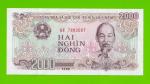 Вьетнам - 2000 донгов - 1988 - UNC!!!