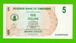 Зимбабве - 5 долларов - 2006 (AA) - UNC!!!