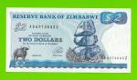 Зимбабве - 2 доллара - 1994 - UNC!!!