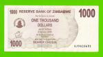 Зимбабве - 1000 долларов - 2006 (AJ)