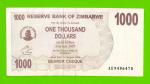 Зимбабве - 1000 долларов - 2006 (AE)