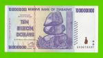 Зимбабве - 10000000000 / 10 миллиардов долларов - 2008 (AA)