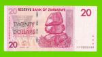 Зимбабве - 20 долларов - 2007 (AA)