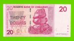 Зимбабве - 20 долларов - 2007 (AD)