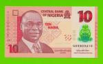 Нигерия - 10 найра - 2021 - Полимер - UNC!!!