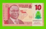 Нигерия - 10 найра - 2021 - Полимер - UNC!!!