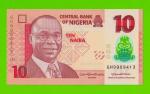 Нигерия - 10 найра - 2021 - Полимер - UNC!!!