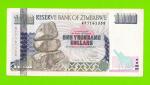 Зимбабве - 1000 долларов - 2003 (WP)