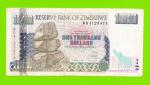 Зимбабве - 1000 долларов - 2003 (WD)