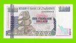 Зимбабве - 1000 долларов - 2003 (WS)