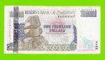 Зимбабве - 1000 долларов - 2003 (WD)