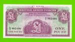 Великобритания, Англия, Британская Армия (ваучер) - 1 фунт - 1962 (K/2) - UNC-!!!