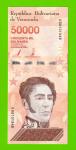 Венесуэла - 50000 боливаров - 2019 (A) - UNC!!!