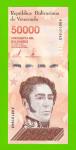 Венесуэла - 50000 боливаров - 2019 (A) - UNC!!!