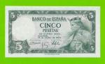 Испания - 5 песет - 1954 - UNC-!!!