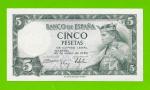 Испания - 5 песет - 1954 - UNC-!!!