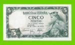 Испания - 5 песет - 1954 - UNC-!!!