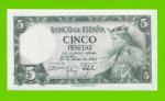 Испания - 5 песет - 1954 - aUNC!!!