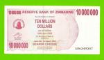 Зимбабве - 10000000 / 10 миллионов долларов - 2008 (AM)