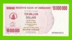 Зимбабве - 10000000 / 10 миллионов долларов - 2008 (AN)