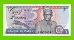 Заир - 5 заире - 1985 - UNC!!!