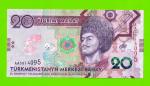 Туркменистан - 20 манат - 2020 (AA) - UNC!!!