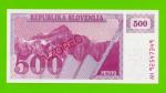Словения - 500 толаров - 1990 / 1992 (AH) - ОБРАЗЕЦ - UNC!!!