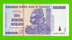 Зимбабве - 10000000000 / 10 миллиардов долларов - 2008 (AA)