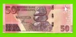 Зимбабве - 50 долларов - 2020 (AG) - UNC!!!