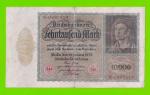 Германия - 10000 марок - 1922 (тип 1) - надорвана