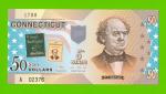 США - 50 долларов штата Коннектикут - 2014 (сувенирные, пластик) - UNC!!!