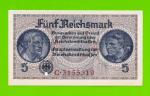 Германия - 5 марок (рейхсмарок) - 1939 (1940 - 1945) - UNC!!!