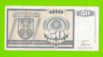 Босния и Герцеговина (Республика Сербская) - 50 динаров - 1992 (AA)